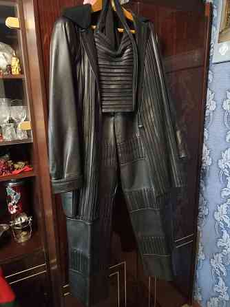 Кожаный женский костюм- тройка из Египта Донецк