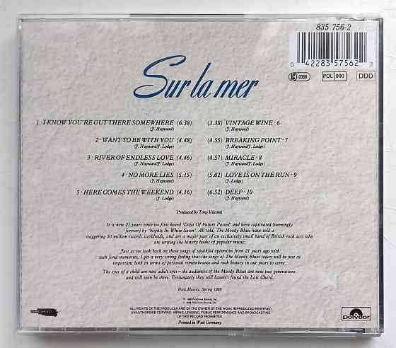 Moody Blues (1988) Sur La Mer - CD, фирм. (Germany) Макеевка