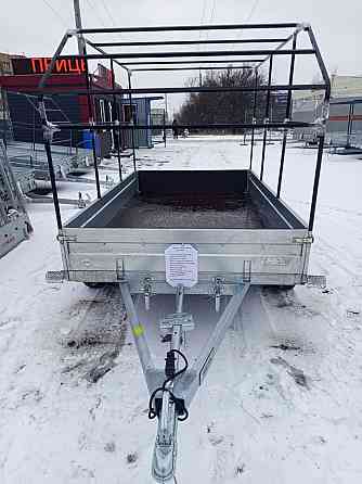 Прицеп викинг 2 оси 1525,тент 1200 мм скос Донецк