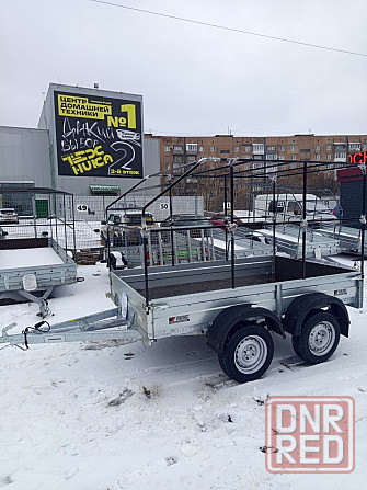 Прицеп викинг 2 оси 1525,тент 1200 мм скос Донецк - изображение 1