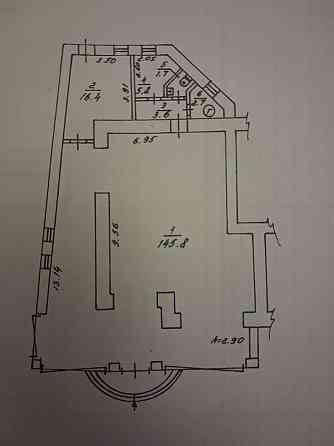 Сдам в Ворошиловском р-не магазин 174 м², ул. Университетская. Автономное отопление. Парковка.Трафик Донецк