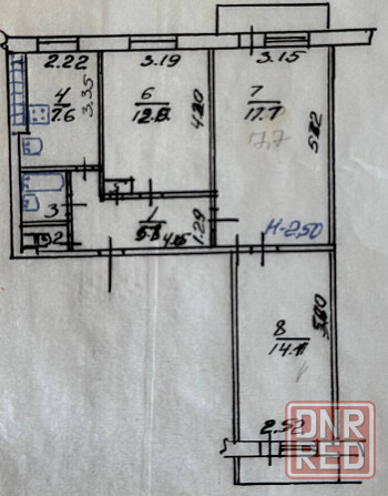 Продаётся 3-х комн.квартира 64,3 кв.м. Мариуполь - изображение 10