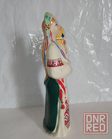 Штоф девушка с цветами ссср Донецк - изображение 3