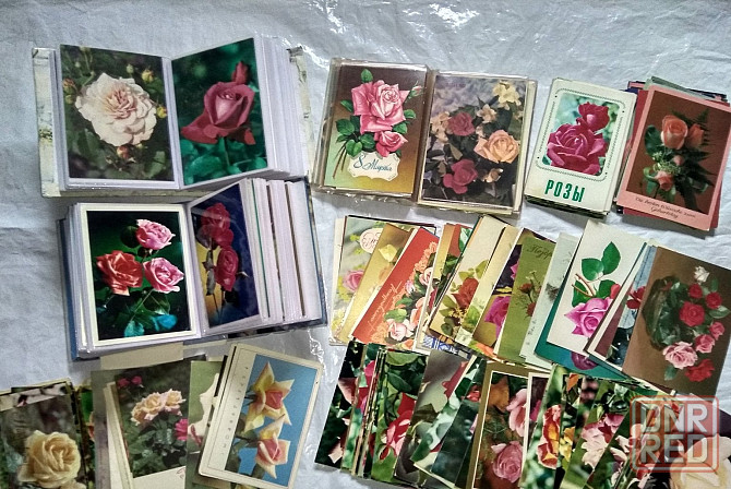 Открытки розы ссср Донецк - изображение 5