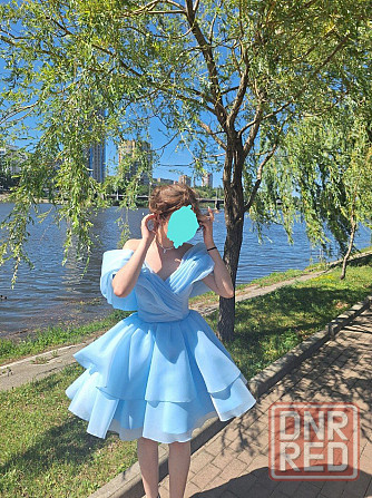 Вечернее выпускное платье р.42-44 в отличном состоянии Донецк - изображение 1