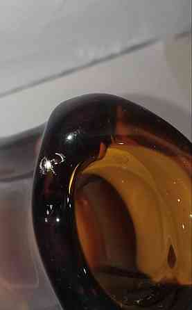 Ваза цветное толстое стекло чехословакия Донецк