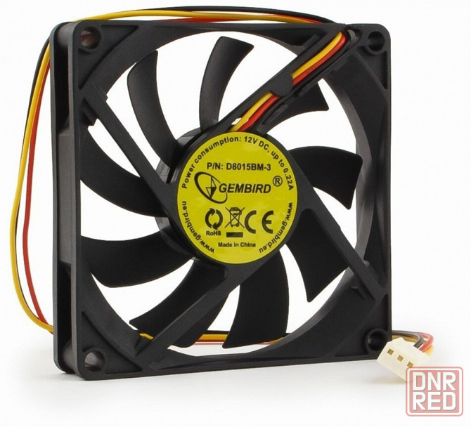 Вентилятор для корпуса Gembird D8015bm-3 (арт-9208) Макеевка - изображение 1