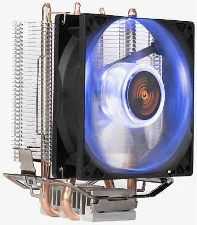 Кулер Exegate Ex286297rus Wizard Exx200-Pwm.Blue (Al+Copper, 2 трубки, Lga775/115*/1200/Am2-Am4/Fm1/ Макеевка