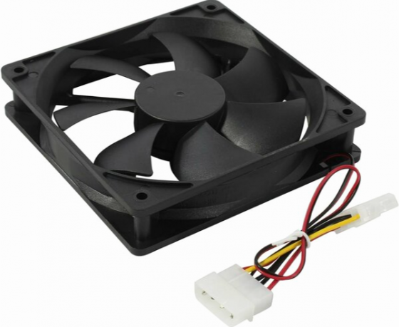 Вентилятор для корпуса 120x120 мм 5bites Fb12025s-12l4mx (4пин, 120x120x25мм, 1200 об/мин) (арт-5791 Макеевка