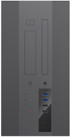 Корпус Mini-Tower Powerman (Ek303bk) без бп, Mini Itx, Black, No Led. (арт-3669) Макеевка