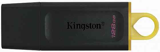 Флешка Kingston Dt Exodia 128гб, Usb-A 3.2, чёрный+жёлтый (Dtx/128gb) (арт-6061) Макеевка