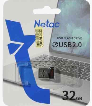 Флешка Netac 32gb Um2 Usb 2.0 (Nt03um2n-032g-20bk) (арт-9388) Макеевка