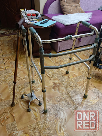 Медицинские ходунки в комплекте с палочками Донецк - изображение 1