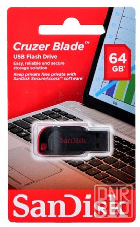 Usb Flash Drive 64gb - Sandisk Cruzer Blade Sdcz50-064g-B35 (арт-9998) Макеевка - изображение 1