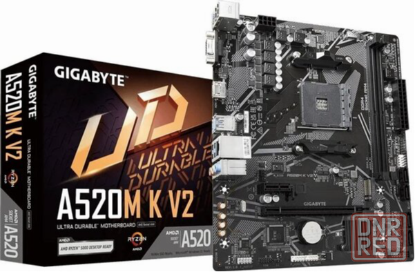 Материнская плата Gigabyte A520m K V2 /(V1.1) Soc-Am4 Amd A520 2xddr4 Matx Ac`97 8ch(7.1) Gblan Raid Макеевка - изображение 1