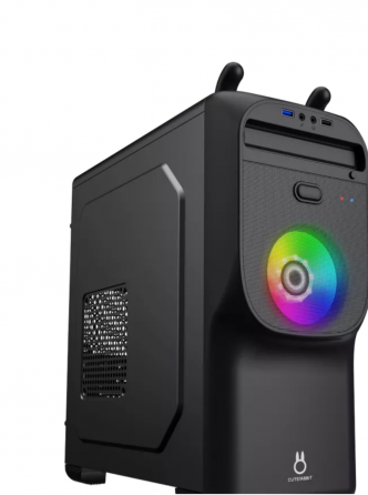 Корпус Mini-Tower Zircon Cute Rabbit Micro-Atx/Mini-Itx, без бп, черный (арт-8231) Макеевка