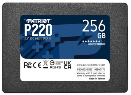 Твердотельный накопитель Ssd Sata Iii Patriot P220s256g25 256gb P220 (арт-2859) Макеевка