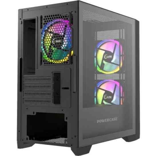 Корпус Powercase Alisio Micro Z3b Argb, черный (Camzb-A3) (арт-9527) Макеевка