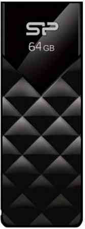 Флеш диск Silicon Power 64 Gb Ultima U03 Sp064gbuf2u03v1k, Usb 2.0, черный (арт-8357) Макеевка