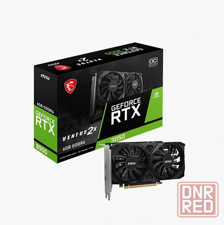 Видеокарта Msi Geforce Rtx 3050 Ventus 2x 6g Oc (арт-1233) Макеевка - изображение 1