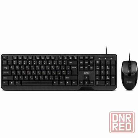 Комплект клавиатура и мышь Sven Kb-S330c черный (Sv-017309) (арт-3464) Макеевка - изображение 1