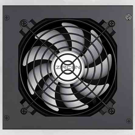Блок питания 600w черный Atx Zircon Aa-600, 20+4pin 4+4pin 2*6+2pin 5*Sata 3*Molex вентилятор 120мм Макеевка