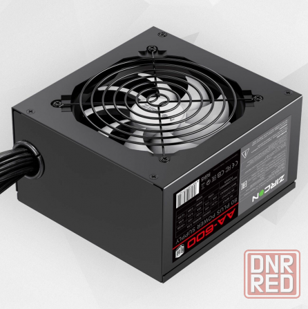 Блок питания 600w черный Atx Zircon Aa-600, 20+4pin 4+4pin 2*6+2pin 5*Sata 3*Molex вентилятор 120мм Макеевка - изображение 4