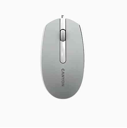 Мышь Canyon M-10, темно-серый (Cne-Cms10dg) оптический, 1000 Dpi, Usb, проводная (арт-7881) Макеевка