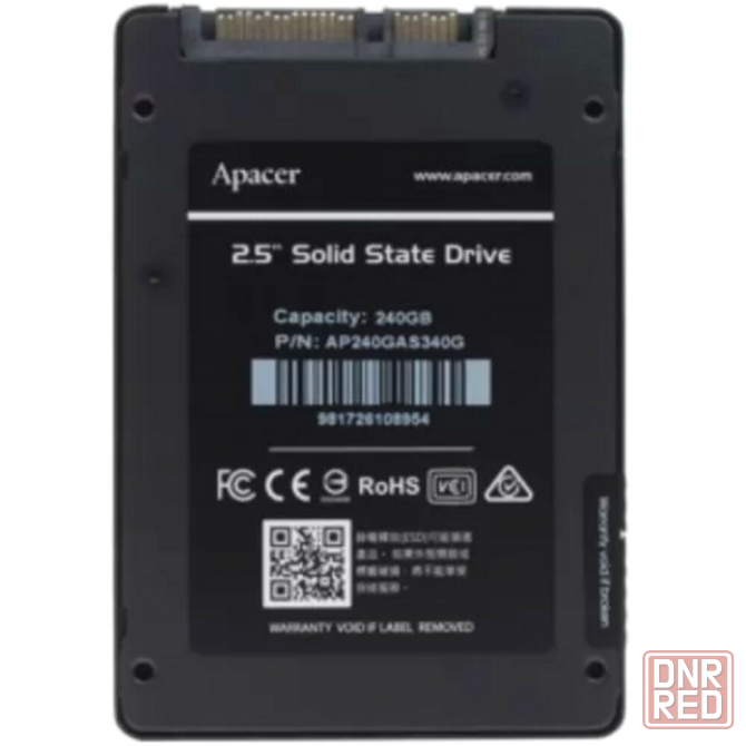 Твердотельный накопитель Ssd 2.5" Apacer 240gb As340 Ap240gas340g-1 (арт-2928) Макеевка - изображение 4
