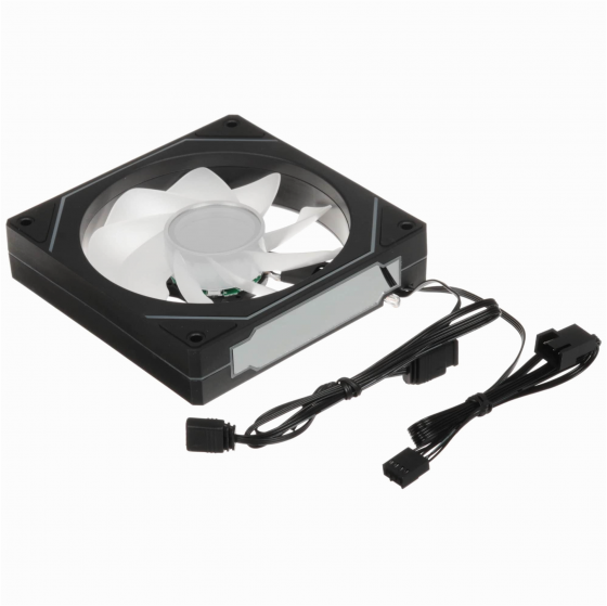 Вентилятор Ocypus Gamma F12 Bk Argb Reverse Blade 120 мм 4-Pin Pwm + 3-Pin 5v Argb, 1шт (Gamma-F12-B Макеевка
