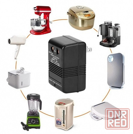 Преобразователь напряжения (блок питания, адаптер, трансформатор,) с 220 на 110V 70W Донецк - изображение 7