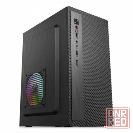 Корпус Matx Accord Entry Acc-2053b, Mini-Tower, без бп, черный (арт-9715) Макеевка - изображение 1