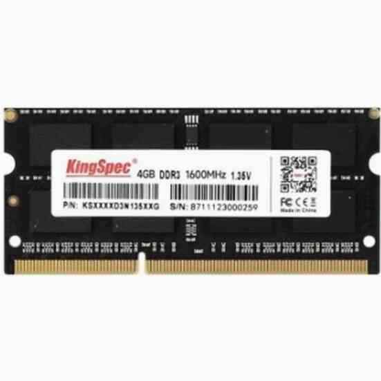 Оперативная память Kingspec So-Dimm Ddr3l 4gb 1600mhz Pc-12800 Cl11 (Ks1600d3n13504g) (арт-3441) Макеевка