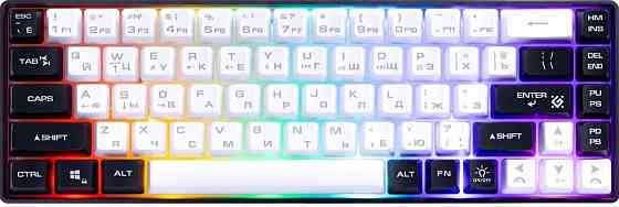 Клавиатура Defender Aris Gk-349, Usb, белый + черный [45349] (арт-8146) Макеевка