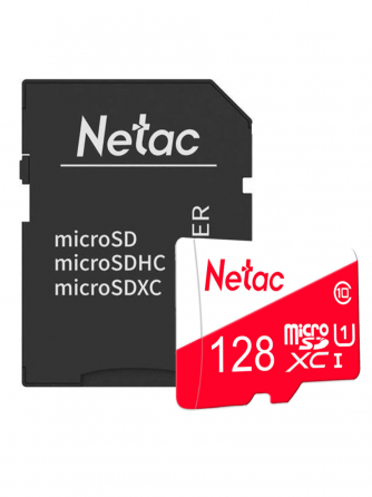 Карта памяти Microsdhc Netac P500 Eco Nt02p500eco-128g-R 128gb (с Sd адаптером) (арт-6511) Макеевка