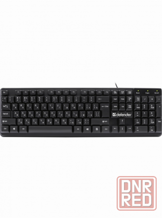 Проводная клавиатура Defender Symbol Hb-559 (Ru, черный,104 кн,1.5м) (45559) (арт-2526) Макеевка - изображение 1