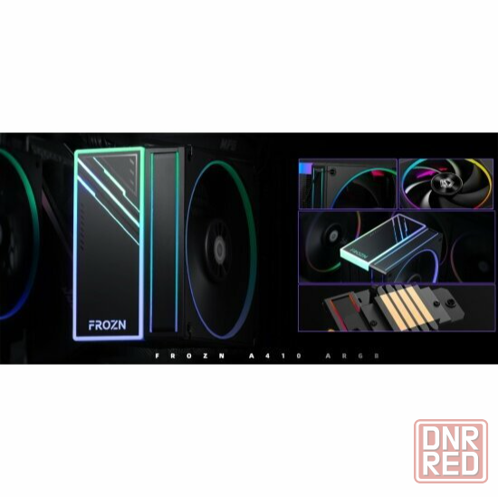 Кулер для процессора Id-Cooling Frozn A410, Argb, 120 мм, 2000 об/мин, 730 г (арт-1818) Макеевка - изображение 4