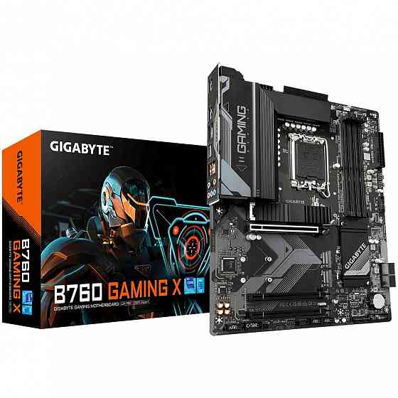 Материнская плата Gigabyte B760 Gaming X (Lga1700/B760/4xddr5/3xpci-Ex16/3xm.2/Sb7.1/Glan/Hdmi/Displ Макеевка