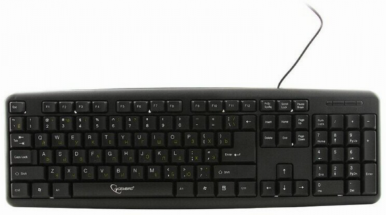 Клавиатура Gembird Kb-8320u-Bl, Usb, черный тип подключения: проводная, интерфейс: Usb (арт-3813) Макеевка