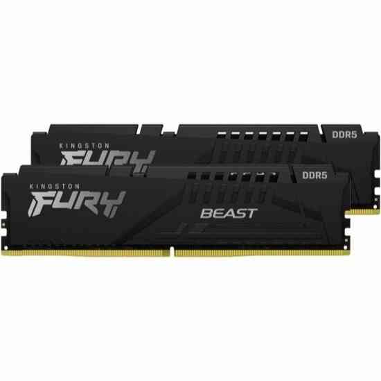 Оперативная память Kingston Ddr5 32gb (2х16gb) 5600mhz Pc-44800 Cl36 Fury Beast Black Expo (Kf556c36 Макеевка
