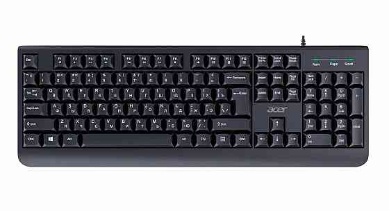 Клавиатура Acer Okw400, проводная, Usb, черный (Zl. Kbdee.01c) (арт-8282) Макеевка