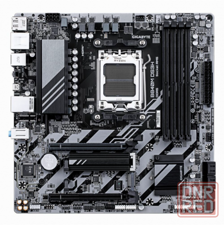 Материнская плата Gigabyte B840m Ds3h, Am5, Amd B840, Micro-Atx, Rtl (B840m Ds3h) (арт-1489) Макеевка - изображение 2