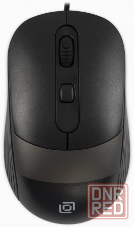 Мышь оклик 310m черный/серый оптическая (2400dpi) Usb для ноутбука (4but) (арт-3757) Макеевка - изображение 1