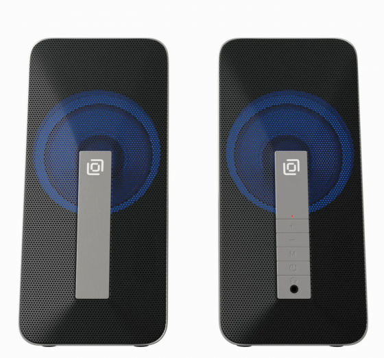 Колонки Bluetooth Oklick Ok-130, 2.0, Rgb-подстветка, черный (1458495) (арт-9448) Макеевка