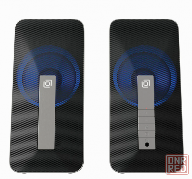 Колонки Bluetooth Oklick Ok-130, 2.0, Rgb-подстветка, черный (1458495) (арт-9448) Макеевка - изображение 1
