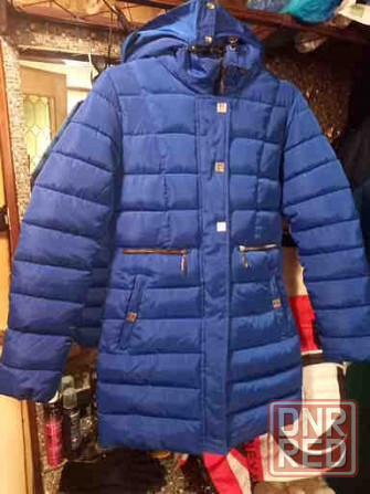 Куртка,полупальто зимняя,с капюшоном новая р-р48 Донецк - изображение 1
