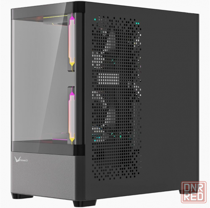 Корпус Formula Crystal U1m Cosmic черный без бп Matx 1xusb3.0 Audio Bott Psu (арт-3638) Макеевка - изображение 4