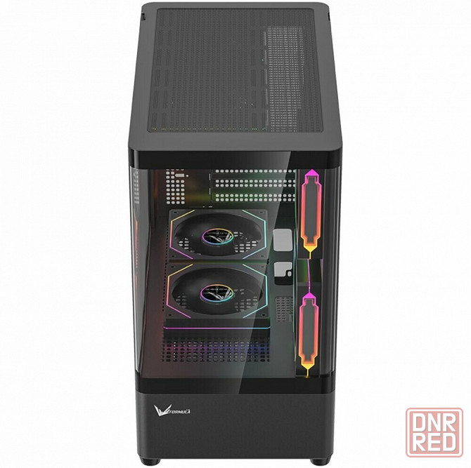 Корпус Formula Crystal U1m Cosmic черный без бп Matx 1xusb3.0 Audio Bott Psu (арт-3638) Макеевка - изображение 3