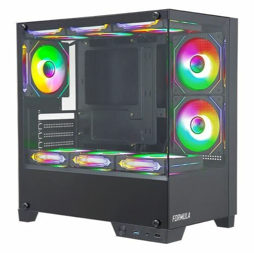 Корпус Matx Formula Crystal Z1m, Mini-Tower, без бп, черный [Cristal Z1m] (арт-1893) Макеевка