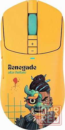Мышь A4tech Bloody R72 Ultra желтый оптическая 20000dpi беспров. Usb-C 6but (арт-3810) Макеевка - изображение 1